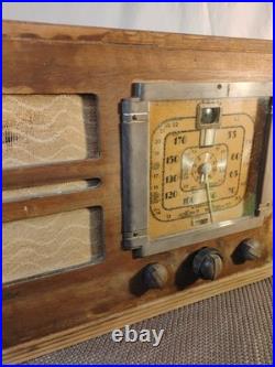 Vintage RCA model 87T Tube Radio 87T WOOD Table Top Antique Untested Original