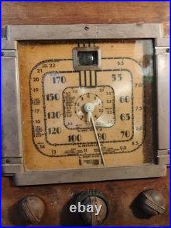 Vintage RCA model 87T Tube Radio 87T WOOD Table Top Antique Untested Original