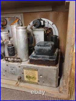 Vintage RCA model 87T Tube Radio 87T WOOD Table Top Antique Untested Original