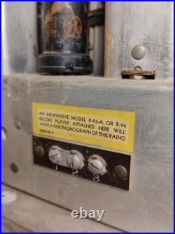 Vintage RCA model 87T Tube Radio 87T WOOD Table Top Antique Untested Original