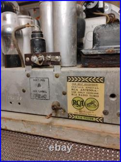 Vintage RCA model 87T Tube Radio 87T WOOD Table Top Antique Untested Original