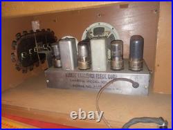 Vintage, RO-LA Coin Robert Lawrence Superheterodyne Motel Pay Tube Radio 40s 50s