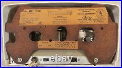 Vintage Radio 1950s General Electric Model 518F Radio Alarm Clock Tube