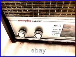 Vintage Radio Antique Radio Murphy Mayfair Body Cabinet Old And Genuine