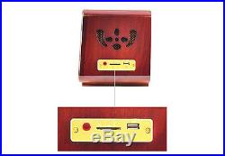 Vintage Radio Bluetooth Tube Retro Wood Speaker Tabletop Antique USB SD AM FM