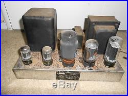 Vintage Radio Craftsmen 500 amplifier (estate find) 1950s Tubes
