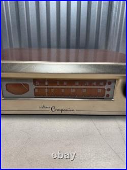 Vintage Radio Craftsmen CT-3 Companion AM/FM Tube Tuner RARE Working