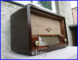Vintage Radio Grundig 495w Restored Antique Tube Radio Germany Top Condition