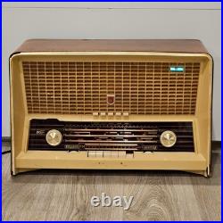 Vintage Radio Philips Norelco B5X88A Tube Radio AM/FM Made in Holland Tested