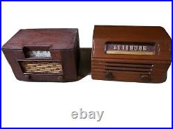 Vintage Radio Rca Majestic Wood Tabletop Radio? Rca Victor Lot