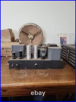 Vintage Radio Tube Amplifier Antique Tuner Radio Untested