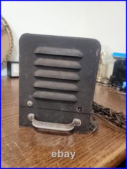 Vintage Radio Tube Amplifier Antique Tuner Radio Untested