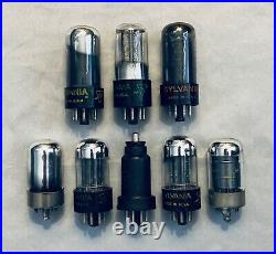 Vintage Radio Tube Electron Tube Lot Including Many Hard to Find 82 in All