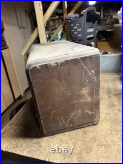 Vintage Rare 1930s Art Deco Firestone Air Chief Electric Tube Radio Wood Case