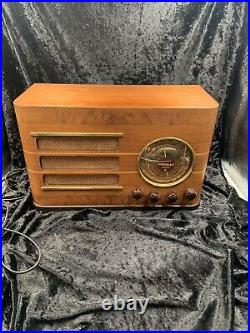 Vintage Rare 1938 Crosley Model 817 Wooden Antique Tube Radio. #1401824 -Works