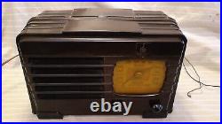 Vintage Rare 1938 Emerson model BL200 AM & SW 5-Tube Radio. Tested, Working