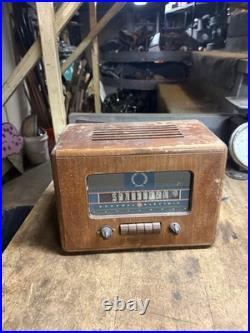 Vintage Rare 1940s General Electric Model L-652 Superheterodyne Tube Radio USA