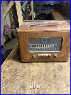 Vintage Rare 1940s General Electric Model L-652 Superheterodyne Tube Radio USA