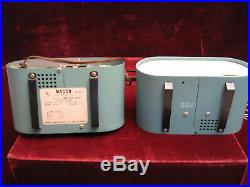 Vintage Rare 1950's Masco E-Z Talk Tube Intercom System Model WZT Art-Deco Blue