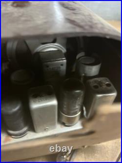 Vintage Rare Art Deco Brown Bakelite Electric Tube Radio Grantline 502 Series A