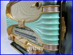 Vintage Rare Art Deco Oceanic Surcouf French Tube Valve Radio Restored Enjoy