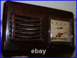 Vintage Rare Bakelite Monitoradio Model Ar-4 Radio Apparatus Corp