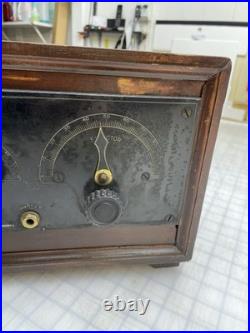 Vintage Rare Delano Sheraton Tube Radio As Is