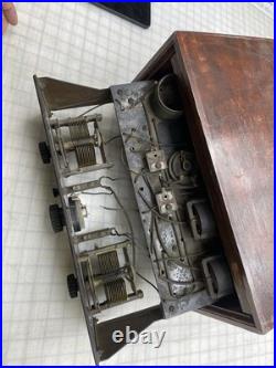 Vintage Rare Delano Sheraton Tube Radio As Is