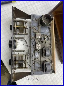 Vintage Rare Delano Sheraton Tube Radio As Is