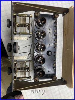 Vintage Rare Delano Sheraton Tube Radio As Is