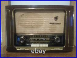 Vintage Rare Grundig Majestic Model 2035 With3D AM/FM/SW Tube Tabletop Hi-Fi Radio