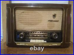 Vintage Rare Grundig Majestic Model 2035 With3D AM/FM/SW Tube Tabletop Hi-Fi Radio