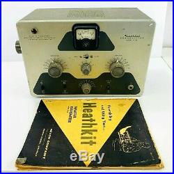 Vintage Rare Heathkit DX-20 Tube Amateur Transmitter Ham Radio Original Manual