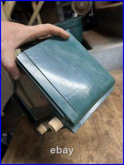 Vintage Rare Old Original Silvertone 3006 Green Bakelite Electric Tube Radio USA