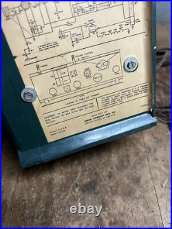 Vintage Rare Old Original Silvertone 3006 Green Bakelite Electric Tube Radio USA