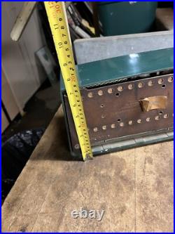 Vintage Rare Old Original Silvertone 3006 Green Bakelite Electric Tube Radio USA