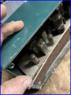 Vintage Rare Old Original Silvertone 3006 Green Bakelite Electric Tube Radio USA