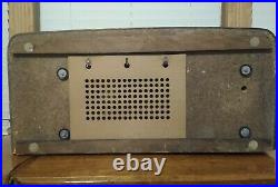 Vintage Rare Telefunken Wechselstrom-Super Rondo 55 Tube Tabletop Radio Working