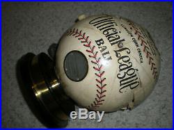 Vintage Rare Trophy Tube Official League Baseball Ball Novelty Radio PARTS REPAI
