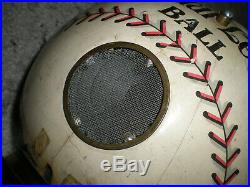Vintage Rare Trophy Tube Official League Baseball Ball Novelty Radio PARTS REPAI