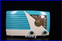 Vintage Raytheon Radio Art Deco MID Century Radio Top To Bottom Restored Plays