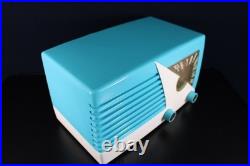 Vintage Raytheon Radio Art Deco MID Century Radio Top To Bottom Restored Plays