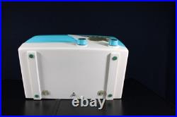 Vintage Raytheon Radio Art Deco MID Century Radio Top To Bottom Restored Plays