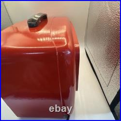 Vintage Red Bakelite 1940's Emerson 522 Radio Working AM Tube