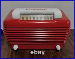 Vintage Red Stromberg Carlson 1940's Tube Radio Coca Cola Sticker