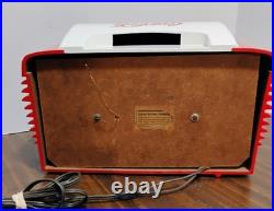 Vintage Red Stromberg Carlson 1940's Tube Radio Coca Cola Sticker