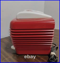 Vintage Red Stromberg Carlson 1940's Tube Radio Coca Cola Sticker