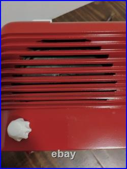 Vintage Red Stromberg Carlson 1940's Tube Radio Coca Cola Sticker