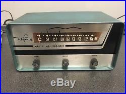 Vintage Regency Monitoradio MR-10 FM-Receiver Tube Radio Tested/Working