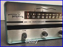 Vintage Regency Monitoradio MR-10 FM-Receiver Tube Radio Tested/Working